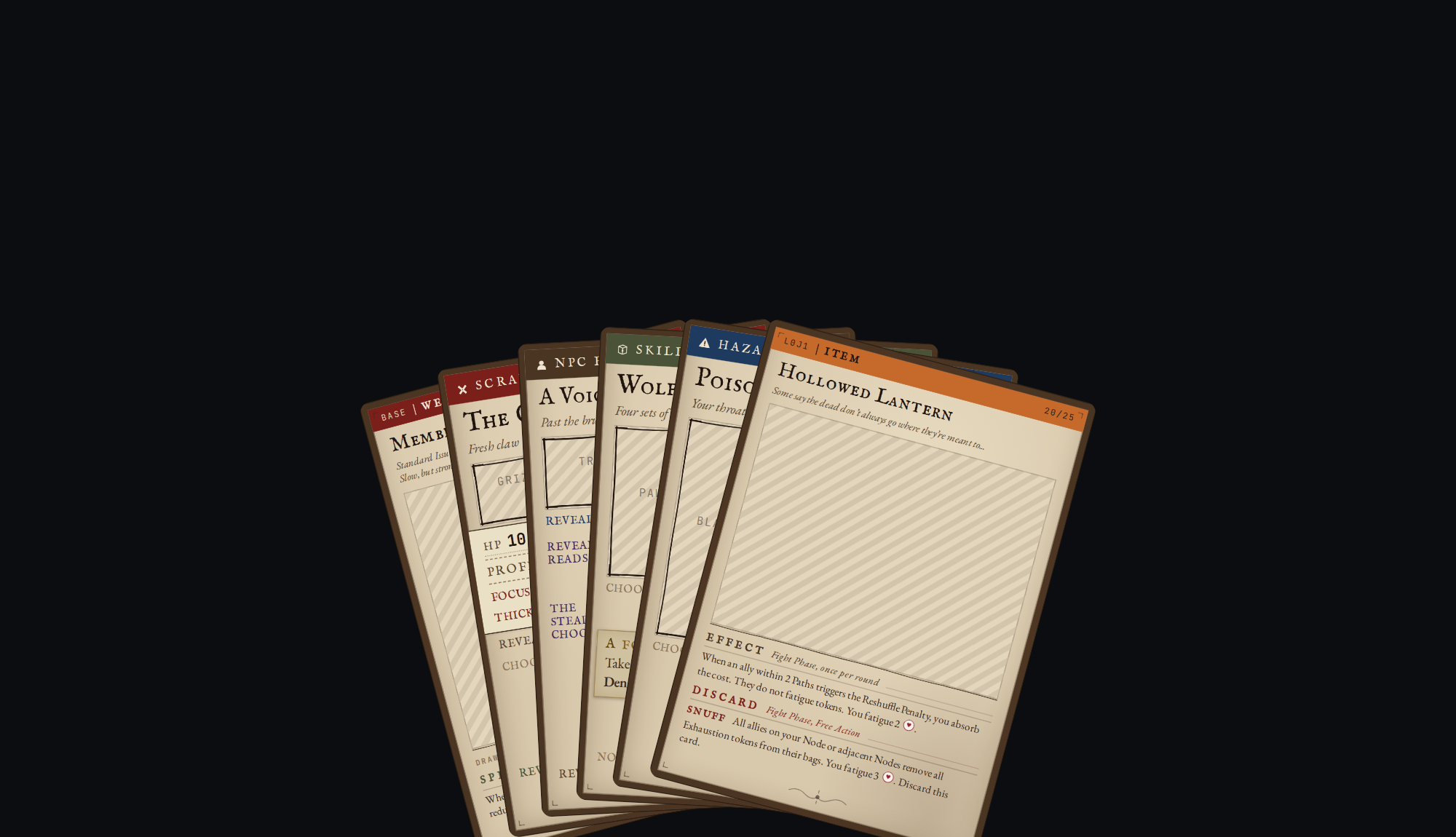 Component types showing colour-coded class bands